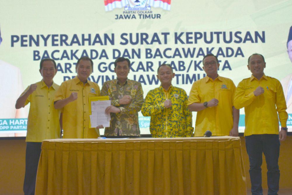 Golkar Jatim Pastikan Rekom Bacakada Gak Berubah Usai Airlangga Mundur