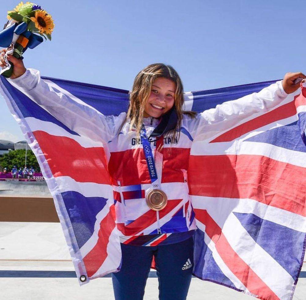 Potret Sky Brown meraih medali perunggu di Olimpiade Tokyo 2020 (instagram.com/skybrown)