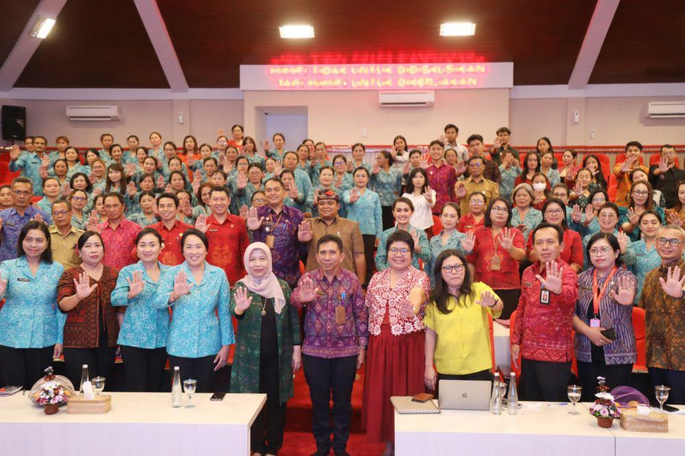 Agenda Perempuan Perintis DRPPA, Forum Anak Daerah serta Fasilitator DRPPA di Bangli, Bali (Dok. Humas KemenPPPA)