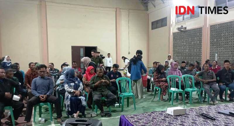 Masyarakat peserta rapat penyampaian hasil survei penataan koridor Sepaku (IDN Times/Ervan)