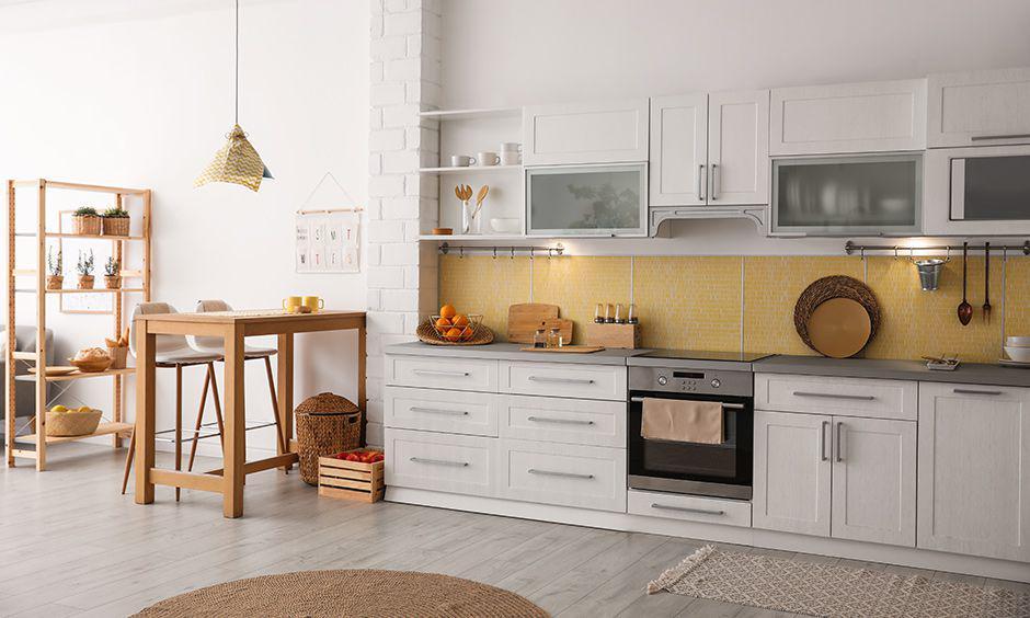 Single Wall Kitchen. (designcafe.com/Shreya Bilagi)