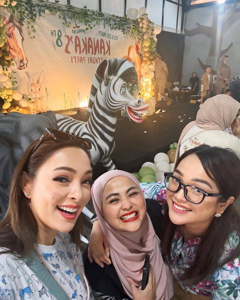 potret Reisa Broto Asmoro di ulang tahun anak Tya Ariestya (instagram.com/reisabrotoasmoro)