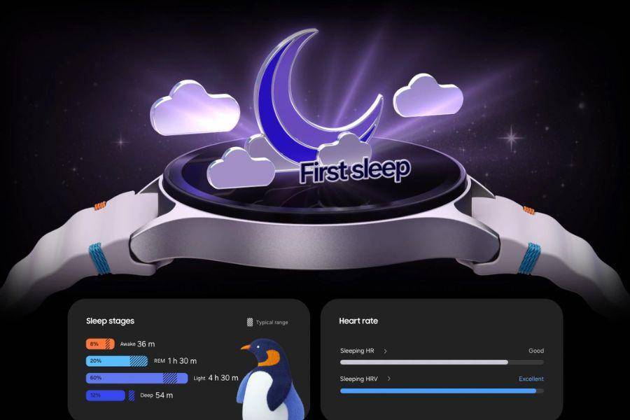 ilustrasi fitur pelacakan tidur Samsung (dok. Samsung)
