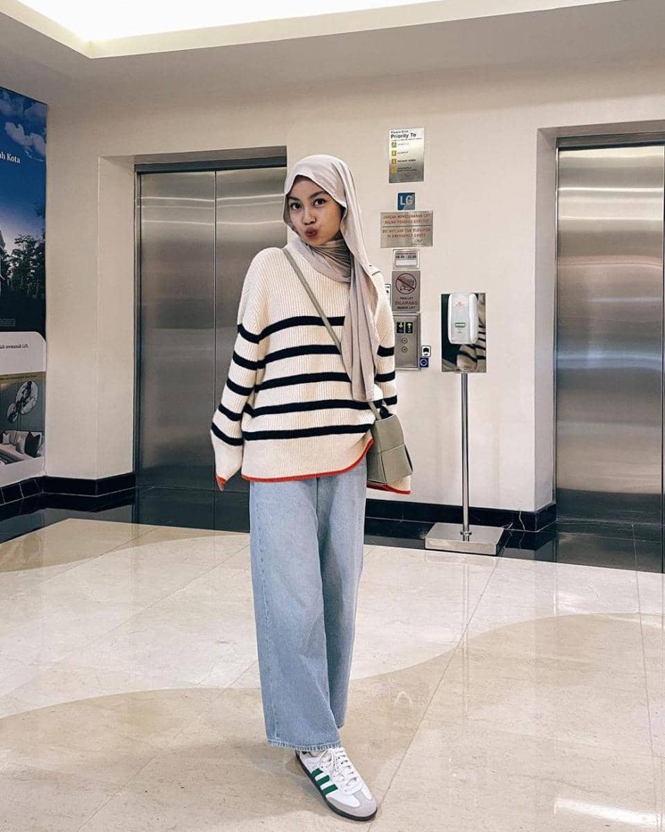 outfit ngampus Nadhifa Allya Tsana (instagram.com/ntsana/)