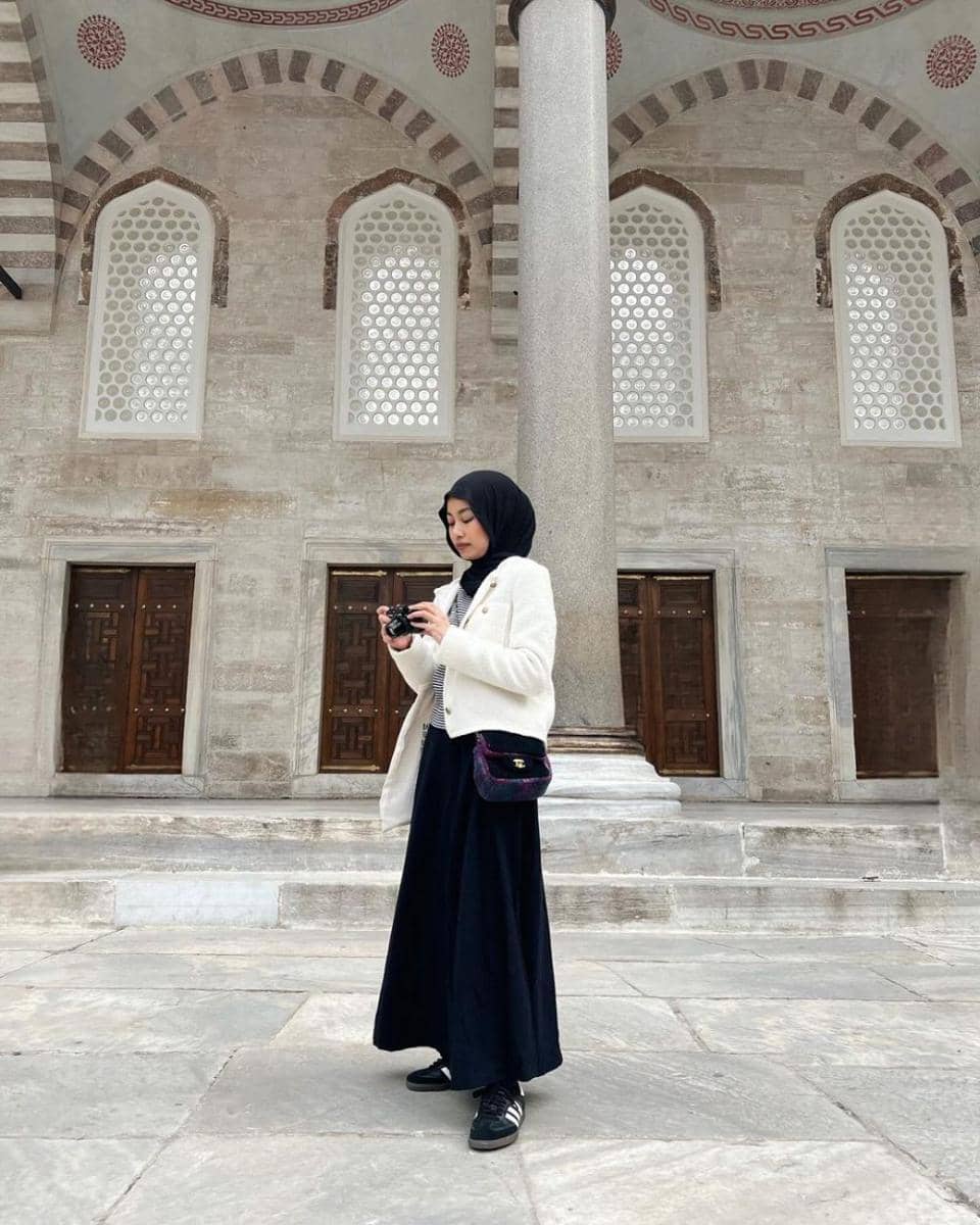 outfit ngampus Nadhifa Allya Tsana (instagram.com/ntsana/)