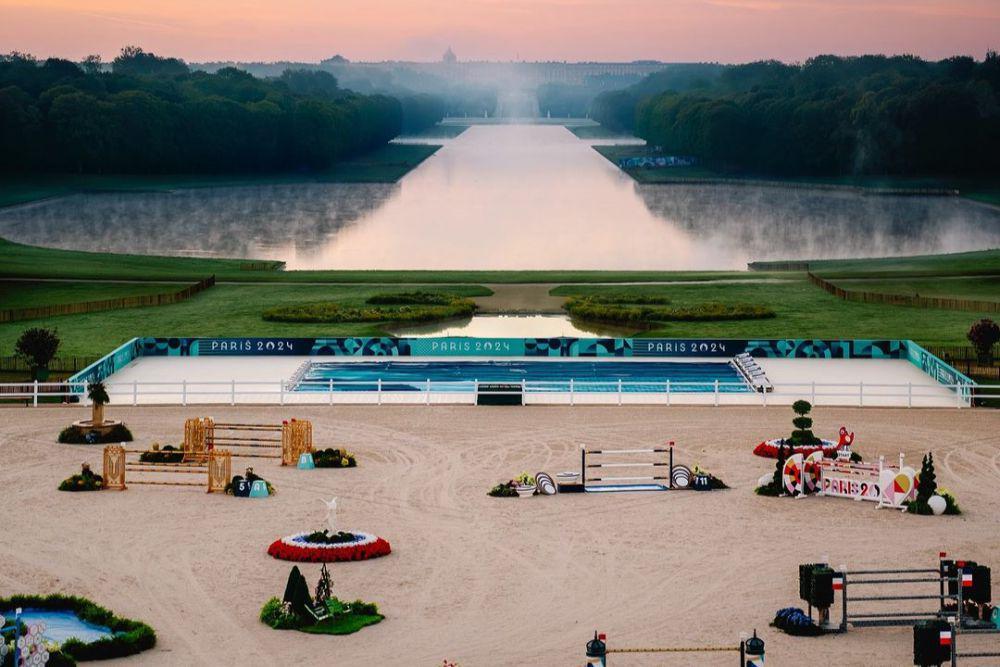 Château de Versailles dirombak jadi venue berkuda Olimpiade 2024. (instagram.com/paris2024)