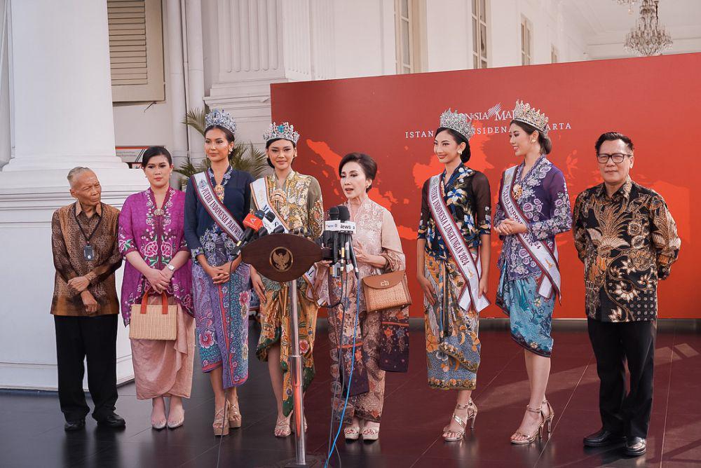 Potret Kunjungan Top 4 Puteri Indonesia 2024 ke Istana Presiden (Instagram.com/officialputeriindonesia)