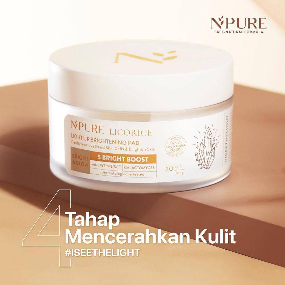 N’Pure Brightening Exfoliating Pad Licorice (instagram.com/npureofficial)