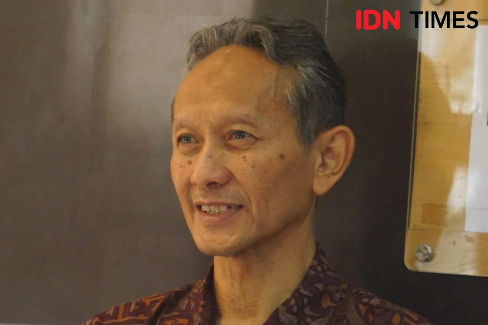 Sutradara Ajisaka sekaligus Rektor Universitas Amikom Yogyakarta, Suyanto (IDN Times/Tunggul Damarjati)
