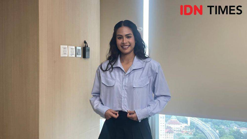 Maudy Ayunda dalam roundtable peluncuran lagu "Hari Itu" (IDN Times/Erfah Nanda)