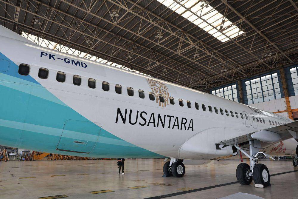 Garuda Indonesia jadi maskapai resmi atau official airline untuk upacara Hari Ulang Tahun (HUT) Kemerdekaan Republik Indonesia (RI) ke-79 di Ibu Kota Nusantara (IKN), Kalimantan Timur (Kaltim). (dok. Garuda Indonesia)