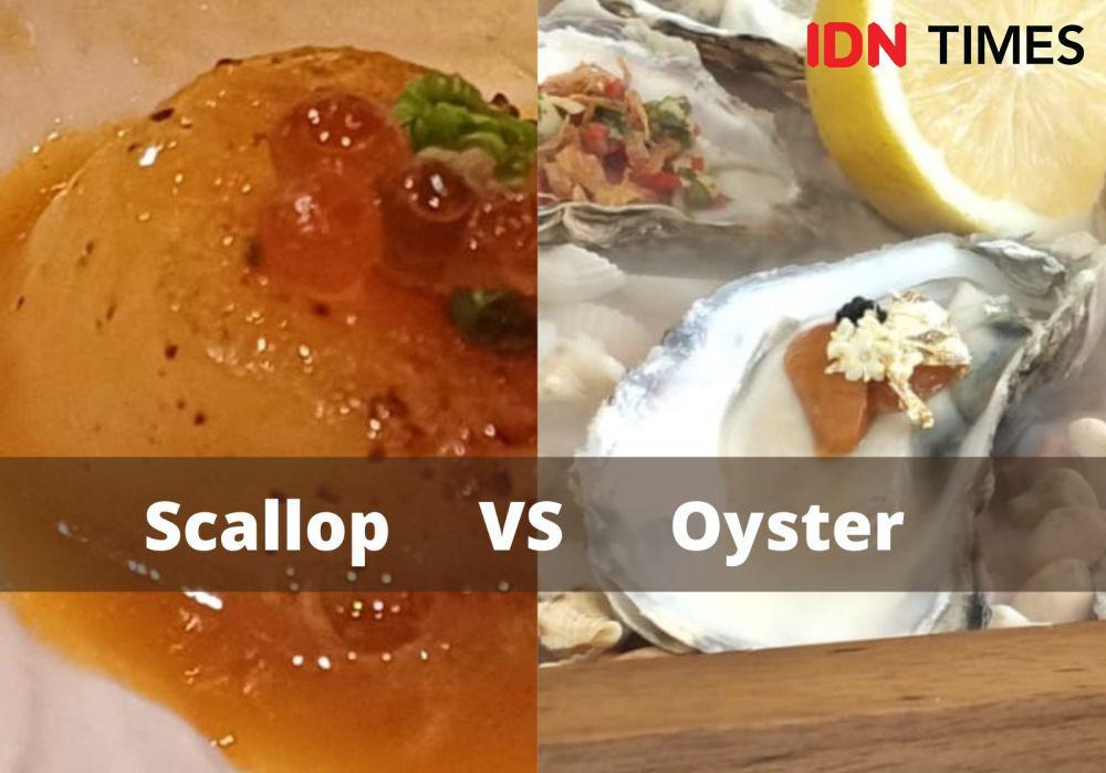 4 Perbedaan Scallop dan Oyster, meski Sama-sama Kerang
