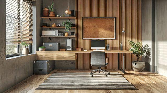 ilustrasi desain ruang kerja modern (vecteezy.com/gankogroup)