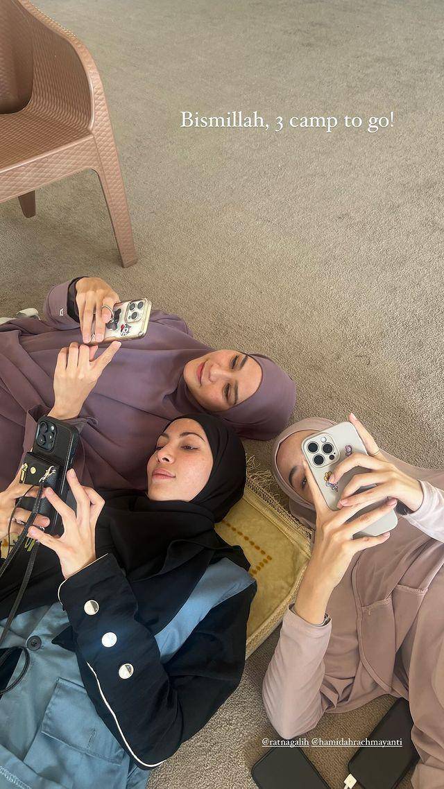potret Zaskia Mecca di kamp pengungsian Palestina (instagram.com/zaskiadyamecca)