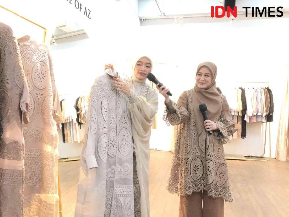 Kolaborasi ADA dan Zeta Prive lahirkan timeless luxury wear. 7 Juli 2024. (IDN Times/Hani Safanja)