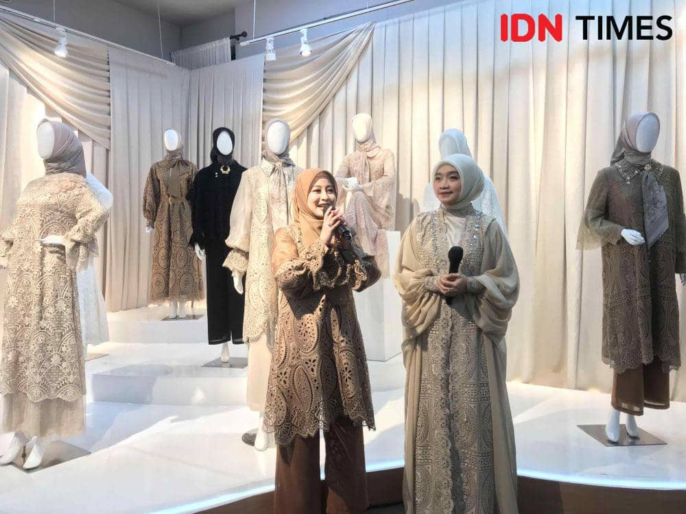 Kolaborasi ADA dan Zeta Prive lahirkan timeless luxury wear. 7 Juli 2024. (IDN Times/Hani Safanja)