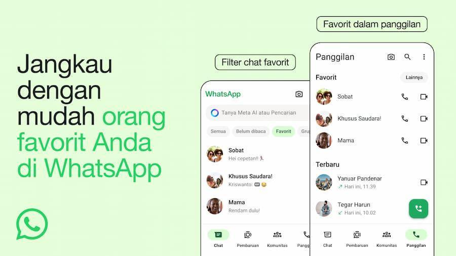 Cara Buat Daftar Favorit di WhatsApp buat Atur Kontak Penting
