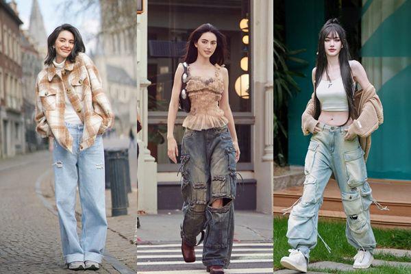 10 Padu Padan Celana Jeans ala Davika Hoorne, Chic dan Trendi Abis!