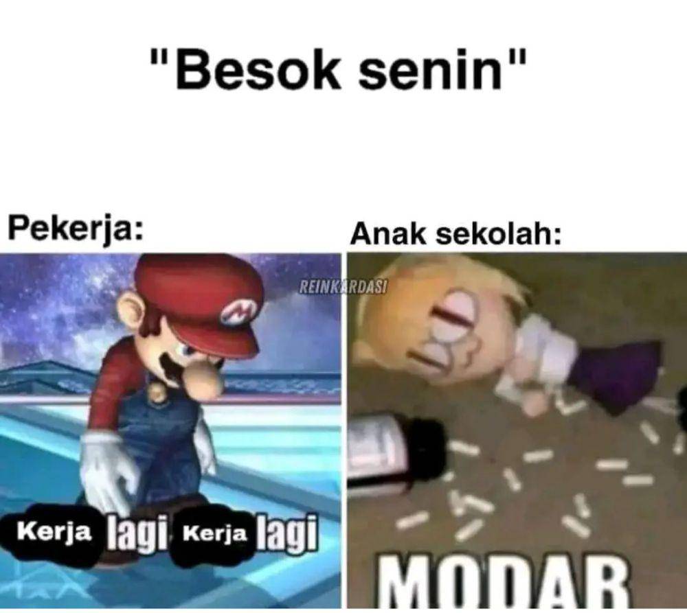 meme ngeluh kerja (instagram.com/komersial.beract)