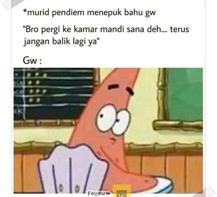 meme pendiam (instagram.com/majelis_humor.id)