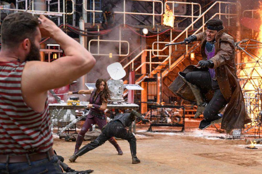 behind the scene film Deadpool & Wolverine (instagram.com/slevydirect)