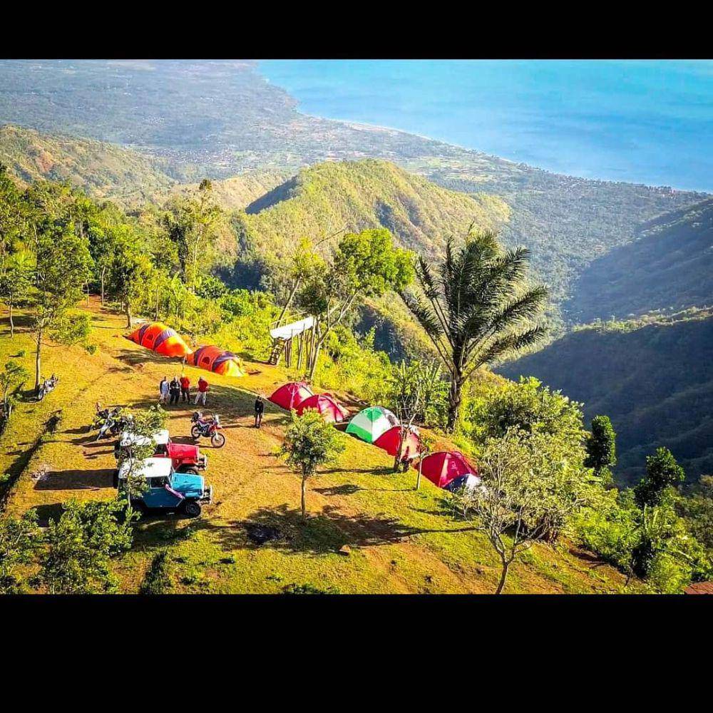 Ada area untuk camping juga, lho (instagram.com/lahangansweet_gulinten)