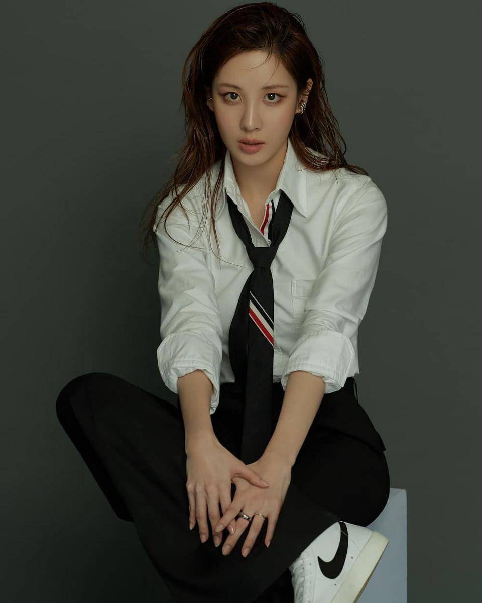 outfit casual smart ala Seohyun SNSD (instagram.com/@seojuhyun_s)