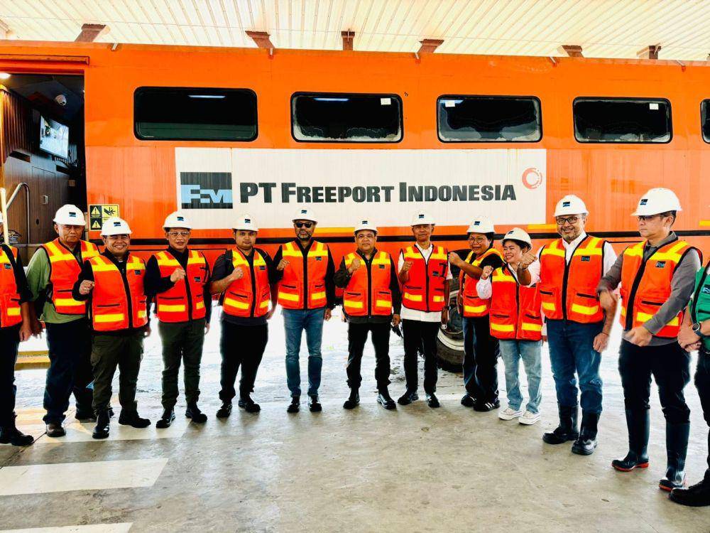 Perusahaan Jhonlin Group milik Andi Syamsudin Arsyad alias Haji Isam melakukan kunjungan kerja ke PT Freeport Indonesia, Papua. (Dok/Istimewa).