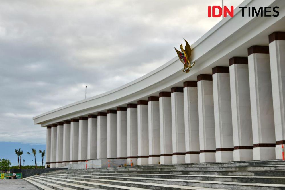 Suasana Istana Presiden di Ibu Kota Nusantara (IKN) terkini. (IDN Times/Umi Kalsum)