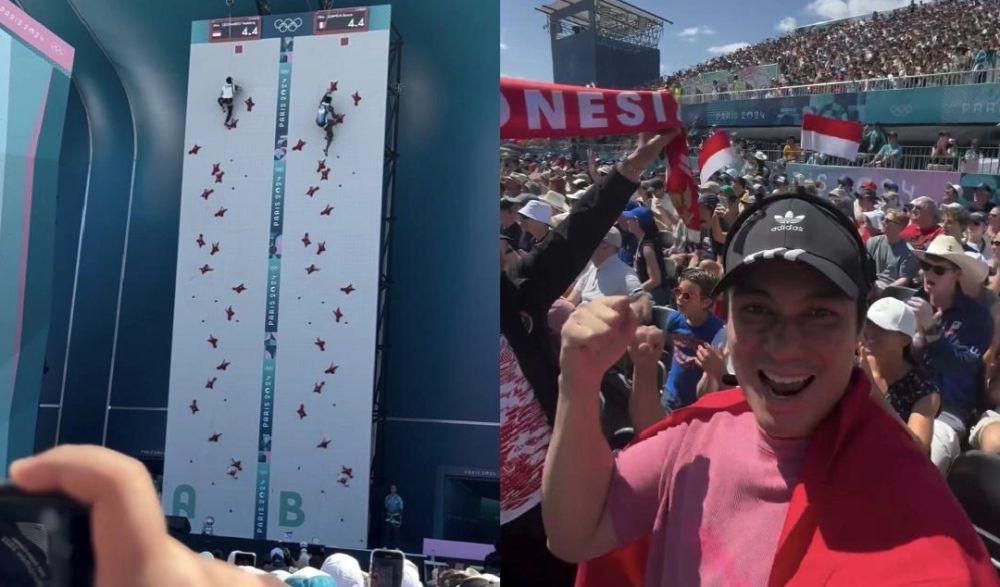 9 Potret Artis dan Publik Figur Indonesia Nonton Olimpiade Paris 2024