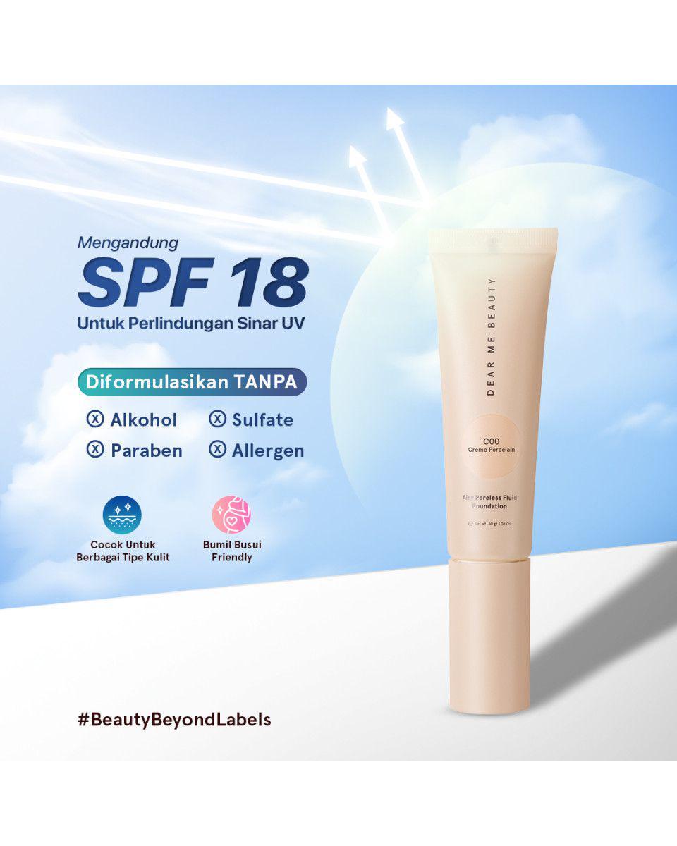 Dear Me Beauty Airy Poreless Fluid Foundation (dearmebeauty.com)