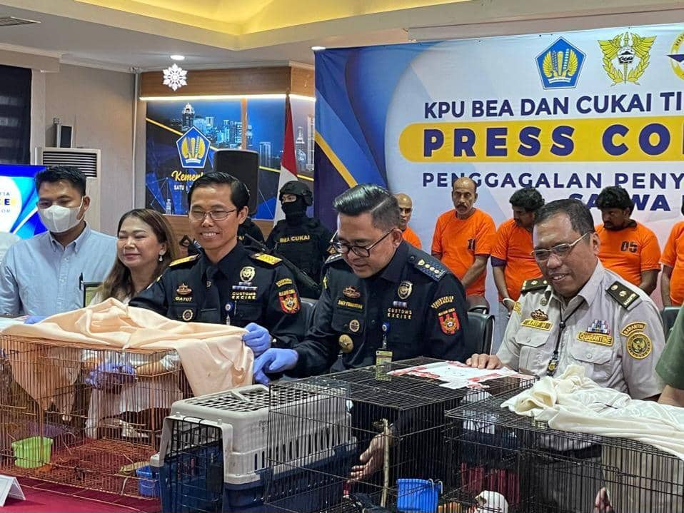 10 WN India Selundupkan Puluhan Hewan Langka Melalui Bandara Soetta