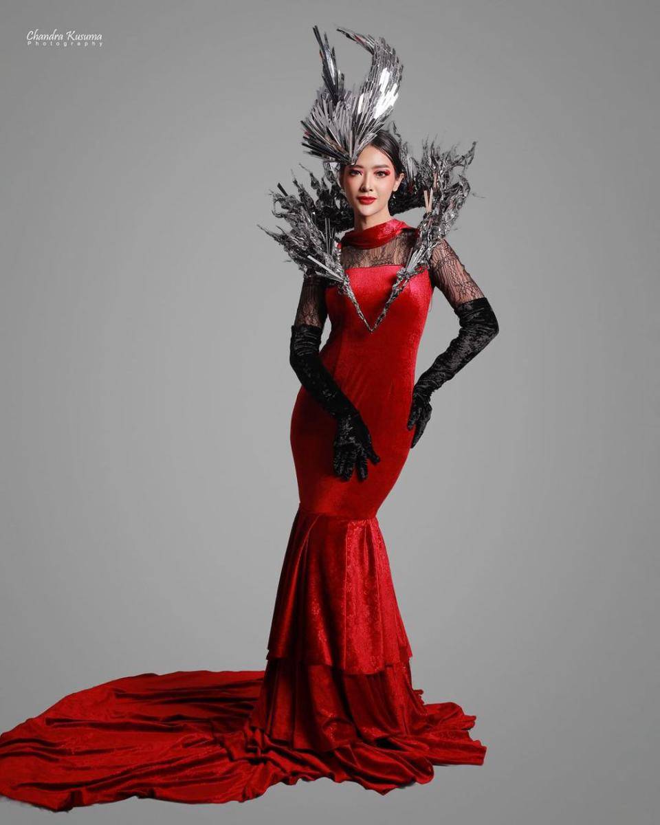 Dara Sarasvati di Jember Fashion Carnaval 2024 (instagram.com/wardhana_chandra)