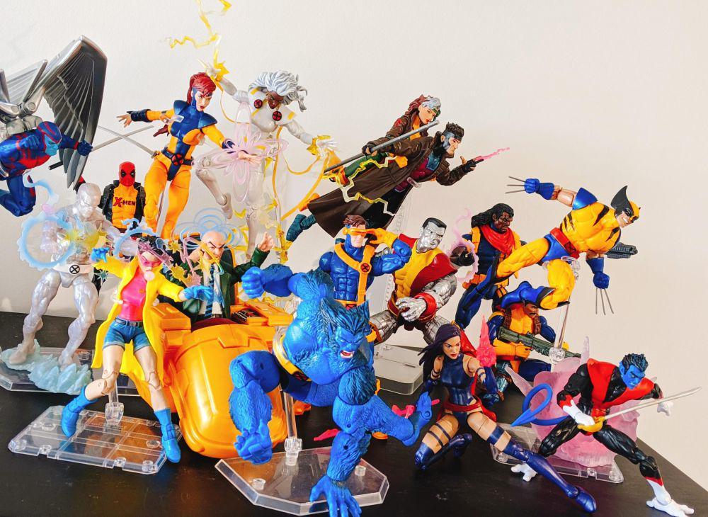 potret koleksi figur aksi X-Men (reddit.com/user/Sheep604)