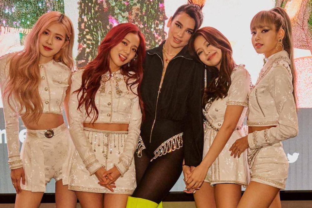 BLACKPINK dan Dua Lipa (instagram.com/dualipa)