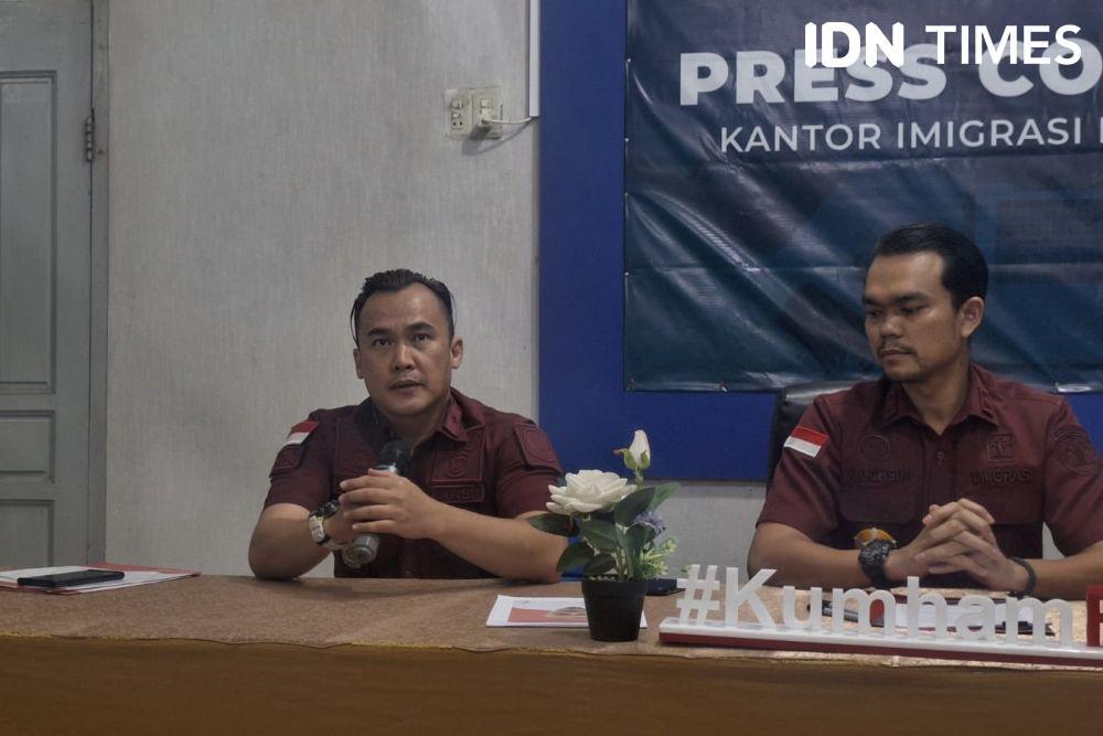 Konferensi pers Kantor Imigrasi Kelas II TPI Sabang, Aceh (IDN Times/Lia Hutasoit)