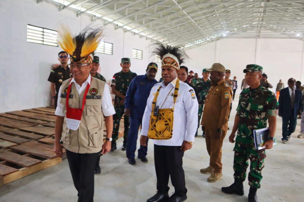 Pemerintah Bangun 2 Gudang Logistik di Papua Cegah Bencana Kelaparan
