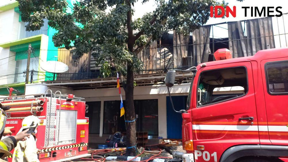 Kebakaran Cibaduyut Bandung, Dua Unit Toko Sepatu Hangus