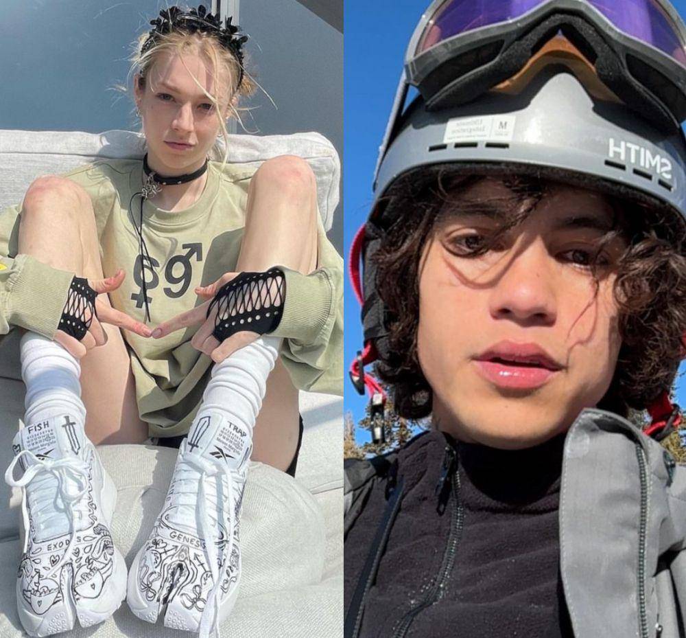 potret Hunter Schafer dan Dominic Fike (instagram.com/hunterschafer)