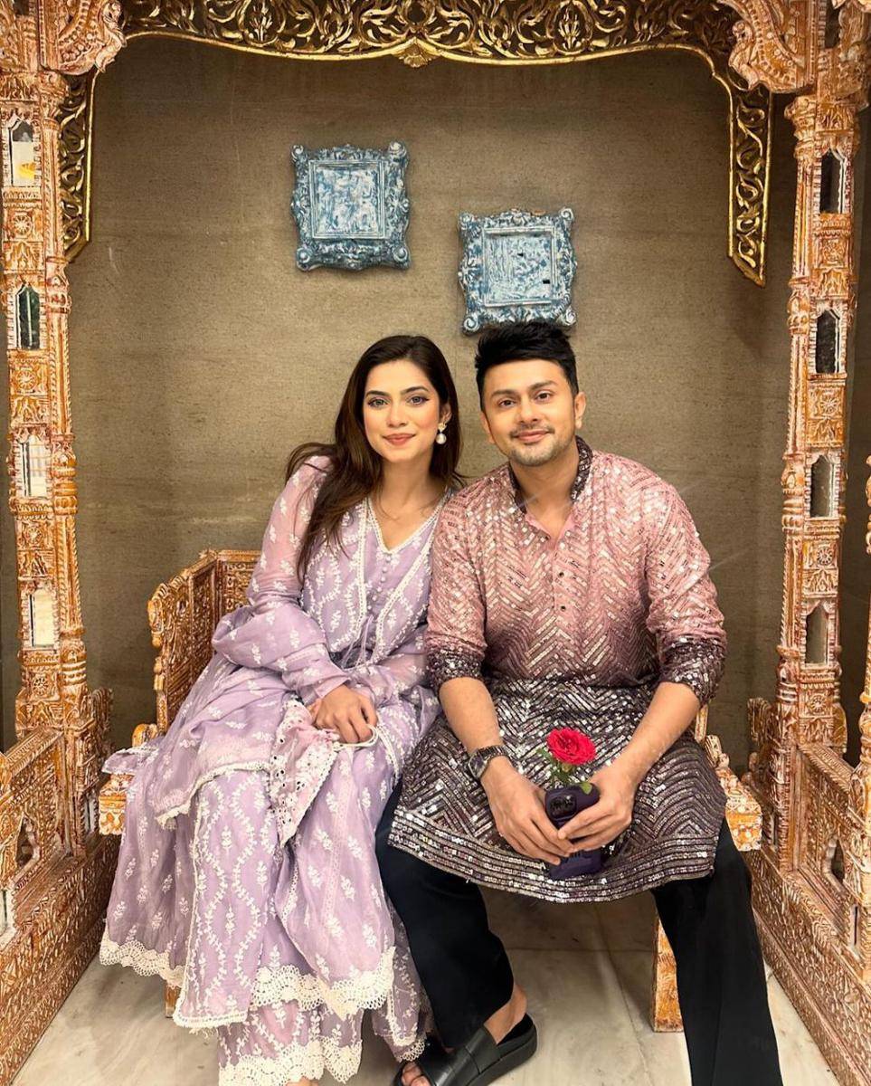 Awez Darbar dan Nagma Mirajkar (instagram.com/nagmamirajkar)