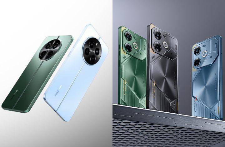 realme 13 dan TECNO Pova 6 (instagram.com/realmeindonesia | instagram.com/tecnoindonesia)
