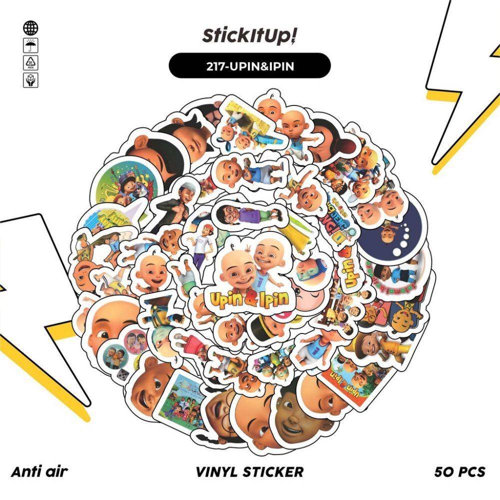 Stiker Upin Ipin (shopee.co.id/zoyatya)