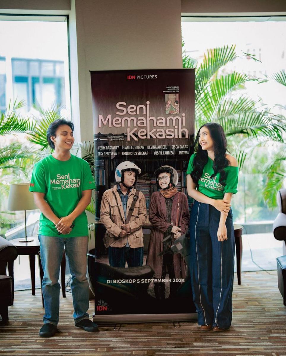 Febby di press conference film Seni Memahami Kekasih (instagram.com/febbyrastanty/)
