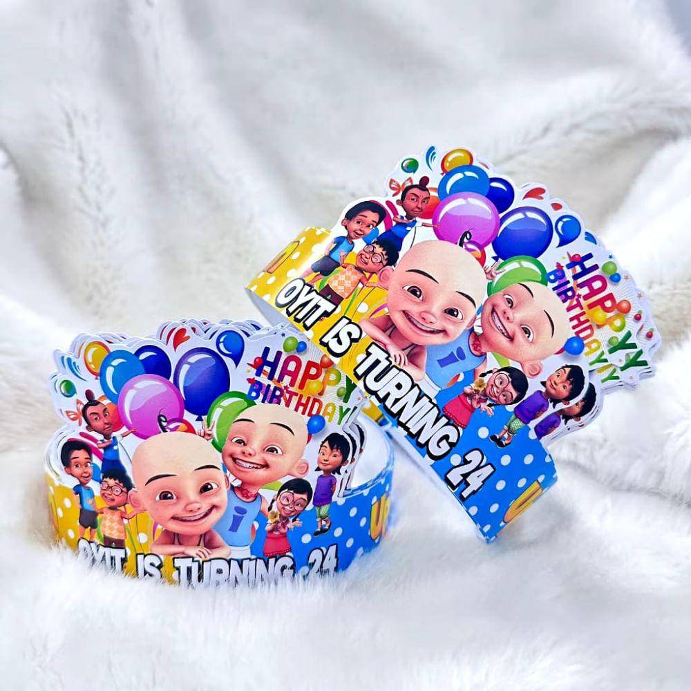 Dekorasi Ulang Tahun tema Upin Ipin (Shopee.id/BakingToys)