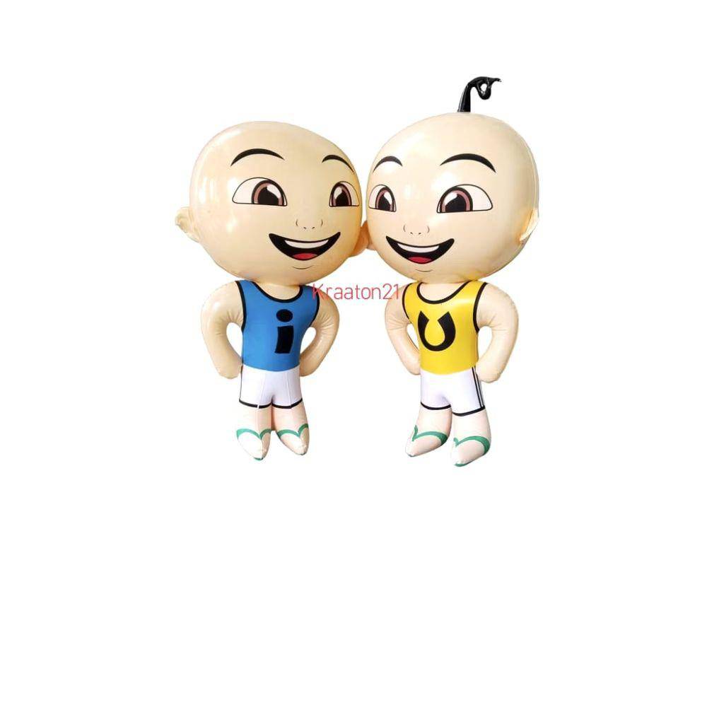 Dekorasi Ulang Tahun tema Upin Ipin (Shopee.id/Kraaton)