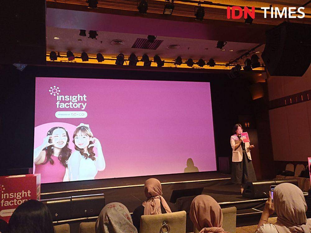 Peluncuran Beauty Consumer Behavior and Trend Report dari Insight Factory by SOCO di The Lounge XXI Plaza Senayan. 7 Agustus 2024. (IDN Times/M. Tarmizi Murdianto)