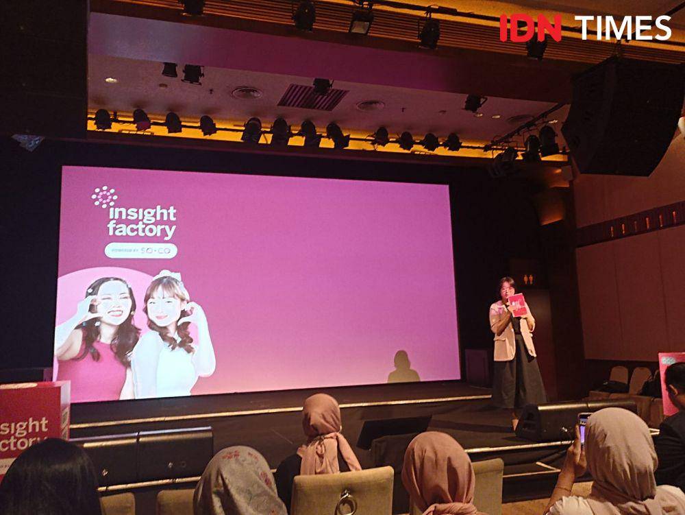 Peluncuran Beauty Consumer Behavior and Trend Report dari Insight Factory by SOCO di The Lounge XXI Plaza Senayan. 7 Agustus 2024. (IDN Times/M. Tarmizi Murdianto)