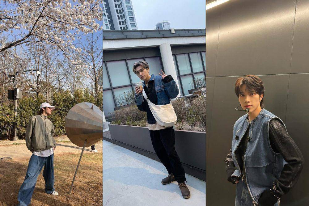 mix and match outfit denim ala Hendery WayV (instagram.com/@i_m_hendery)