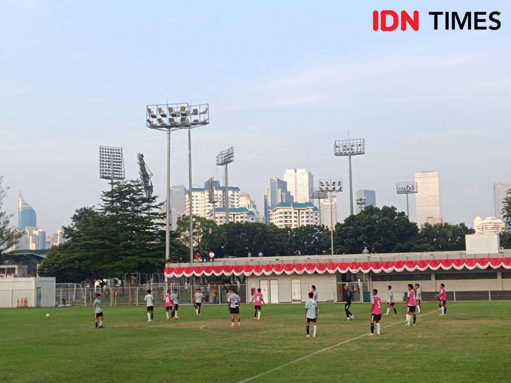 Potret seleksi Timnas U-17, Kamis (8/8/2024). (IDN Times/Tino).