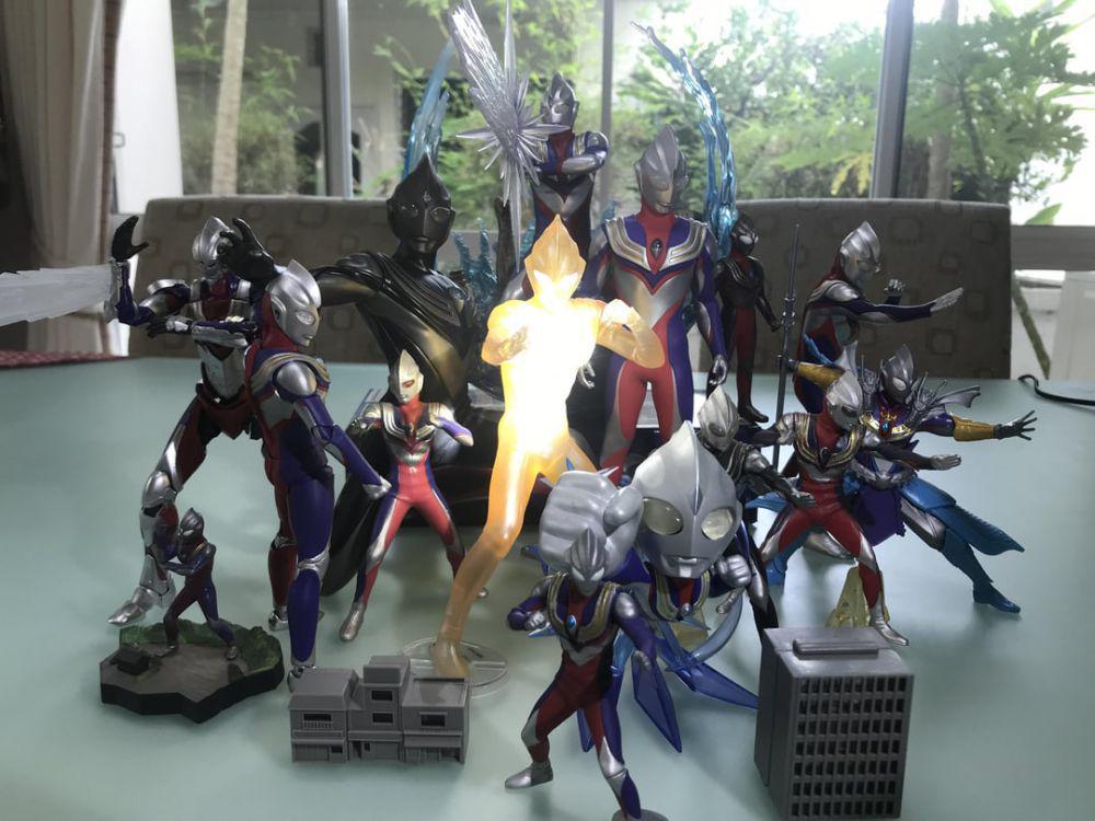 8 Potret Koleksi Unik Ultraman, Ada Kolektor Khusus Ultraman Tiga